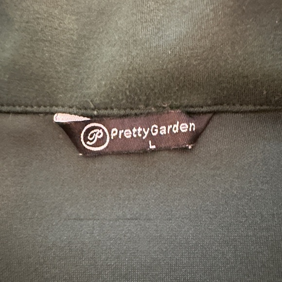 Pretty Garden Forest Green Athletic 1/2 Zip Sweatshirt and Pants Set. - Picture 5 of 9